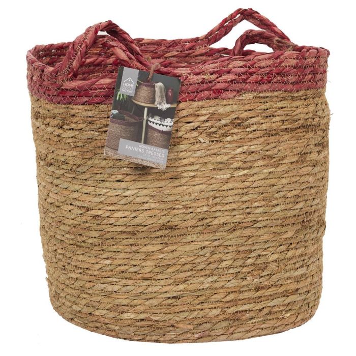 Juego De 3 Cestas Trenzadas Bicolo Home Deco Factory 2