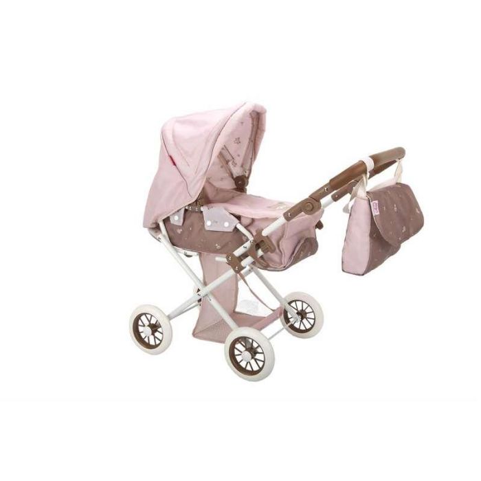 Muñecas Arias Coche de Capota Bear con Bolso, para Muñecas, Manillar Ajustable de 33 a 63 cm, Juguete Infantil Edad +3 Años Muñecas Arias Coche de Capota Bear con Bolso, para Muñecas, Manillar Ajustable de 33 a 63 cm, Juguete Infantil Edad +3 Años