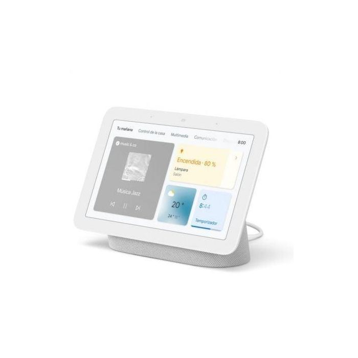 Google GA01331-IT Altavoz Inteligente Nest Hub 2ª Gen. con Pantalla Táctil 7", Sensor de Sueño y Control Smart Home - Tiza 2 Google GA01331-IT Altavoz Inteligente Nest Hub 2ª Gen. con Pantalla Táctil 7", Sensor de Sueño y Control Smart Home - Tiza 2