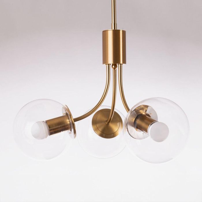 Lámpara Colgante Neuquen de Diseño Moderno en Metal y Cristal con Cable Ajustable. Compatible con Bombilla E27. SKD-P80022 0 Lámpara Colgante Neuquen de Diseño Moderno en Metal y Cristal con Cable Ajustable. Compatible con Bombilla E27. SKD-P80022 0