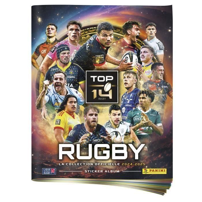 Pack de inicio - PANINI - Rugby Top 14 2024-2025 - Álbum - 2 fundas - 2 gratis Pack de inicio - PANINI - Rugby Top 14 2024-2025 - Álbum - 2 fundas - 2 gratis