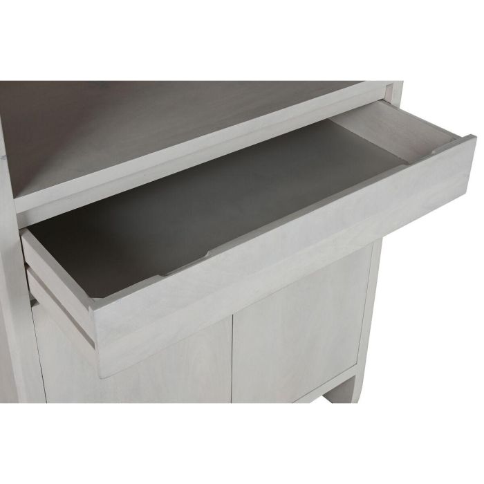 Aparador Home ESPRIT Blanco Madera de mango 82 x 45 x 195 cm 4 Aparador Home ESPRIT Blanco Madera de mango 82 x 45 x 195 cm 4