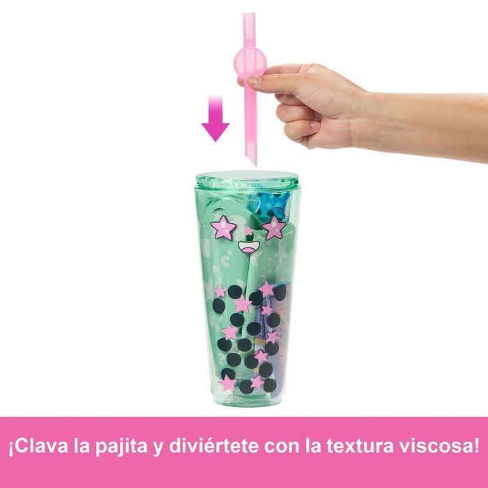 Muñeca perfumada Barbie-Pop Reveal-Bubble Tea Series con accesorios HTJ21 1