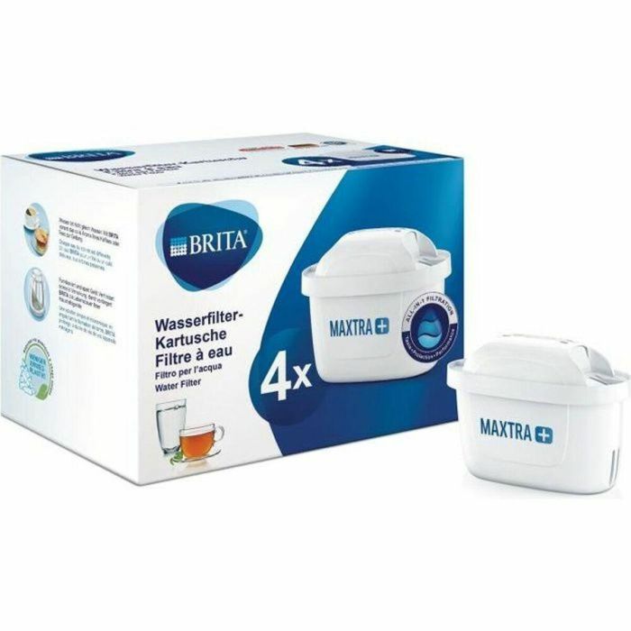 BRITA Pack de 4 cartuchos MAXTRA + para jarras de filtro