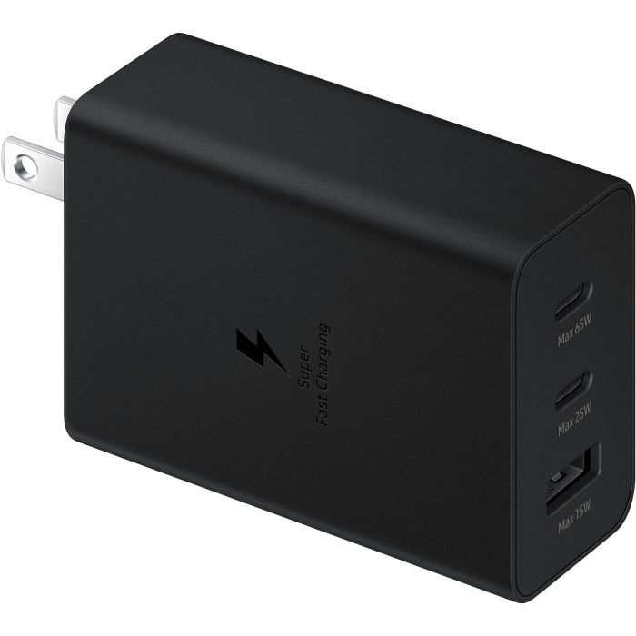 Samsung EP-T6530 Cargador de Pared Negro con 2 Puertos USB-C para Smartphone, Tableta, Portátil, Auriculares y Smartwatch 19