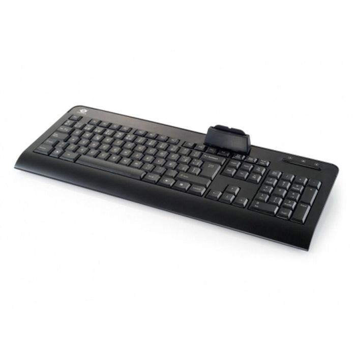 Conceptronic Teclado Usb Con Lector Dni Compatible Dni 3.0 Y Tarjeta Sanitaria