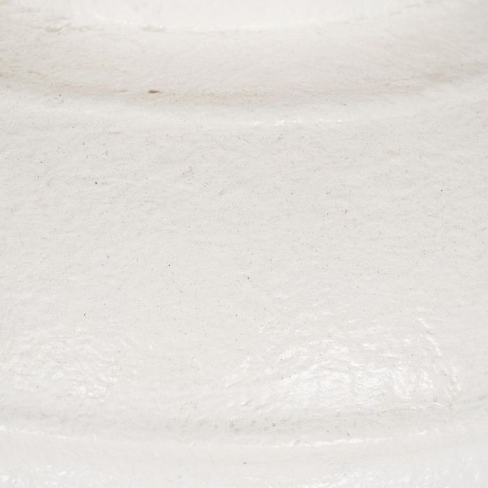 Jarrón Blanco Fibra de Cemento 45 X 45 X 51 cm