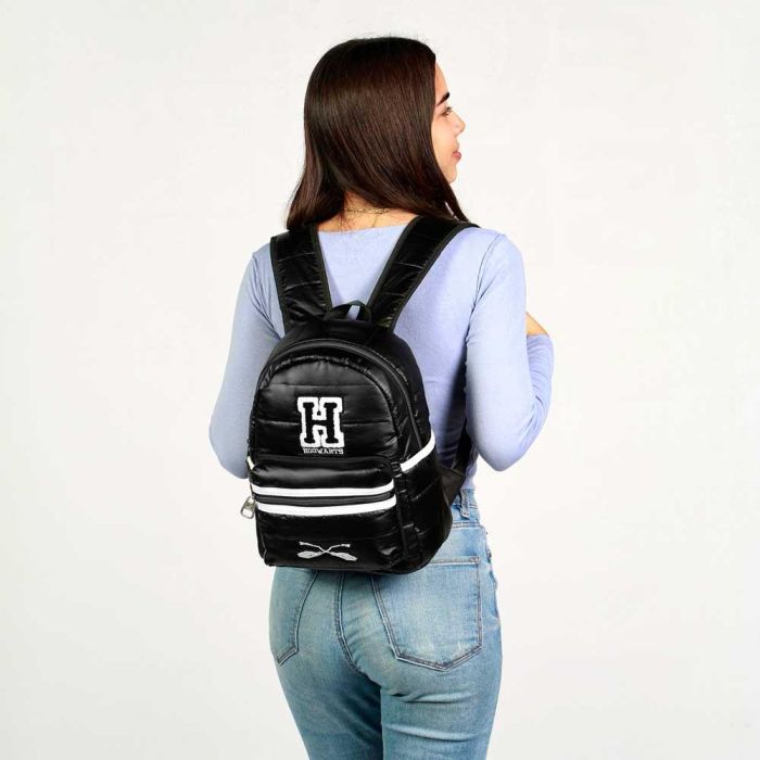Mochila Fashion Padding H Harry Potter Negro 4 Mochila Fashion Padding H Harry Potter Negro 4