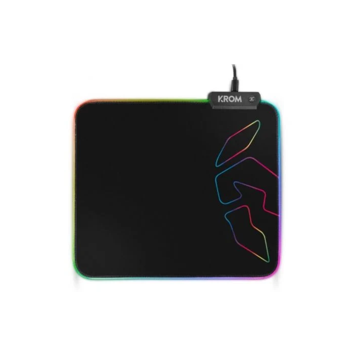Alfombrilla Gaming con Iluminación LED Krom NXKROMKNTRGB