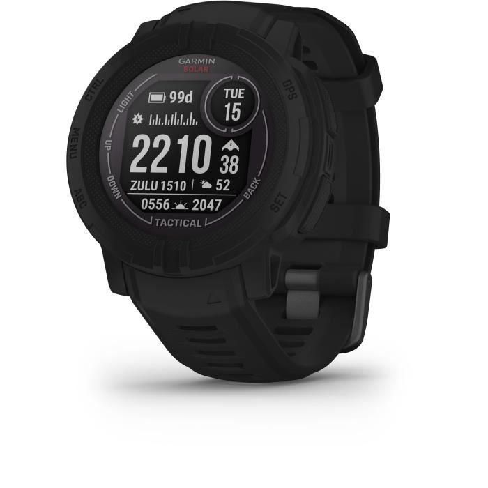 Reloj conectado - GARMIN - Instinct 2 Solar - Edición táctica - Negro 1