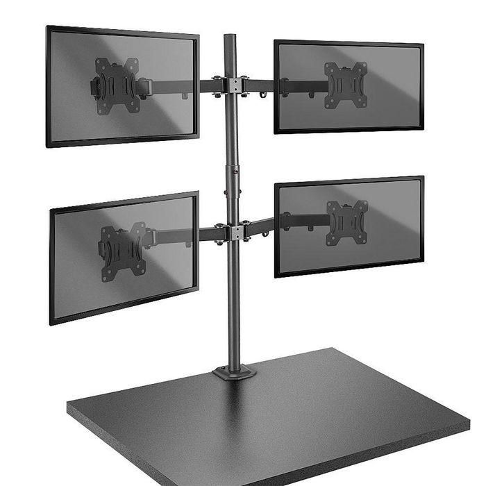 Lindy Quad Display Bracket with Pole and Desk Clamp 1 Lindy Quad Display Bracket with Pole and Desk Clamp 1