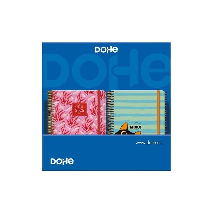 Agenda Anual (2026) Dohe Mixto Diseño 150X210 D/P Surtido Expositor De 8
