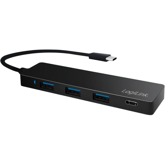 Logilink USB 3.1 HUB 3+1-port Type-C schwarz 0 Logilink USB 3.1 HUB 3+1-port Type-C schwarz 0