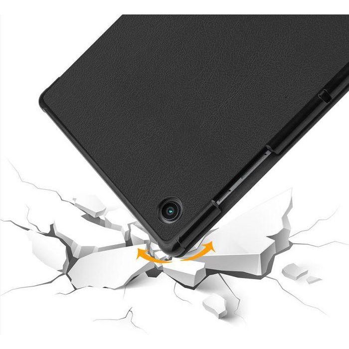 eSTUFF Funda Folio HOUSTON para Samsung Galaxy Tab A8 10.5, ultradelgada, protege arañazos y golpes, soporte dual, negra 1