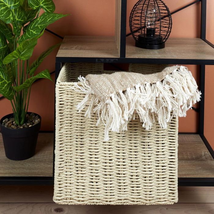 Home Deco Factory Cesta Orden Trenzada 30x30 cm 1