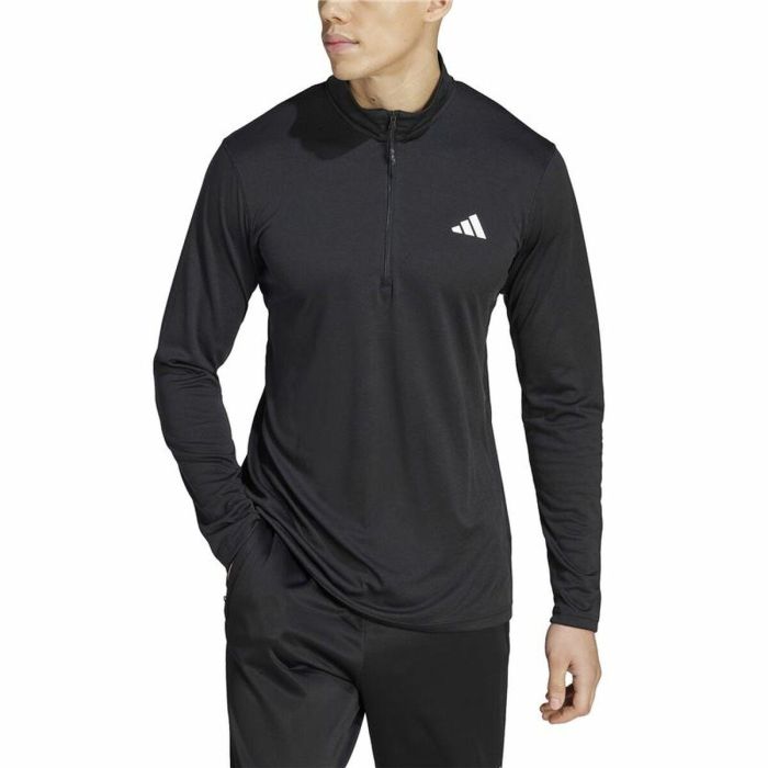Sudadera de Entrenamiento para Adultos Adidas Tr-Es+ 1I4Zip Negro 4