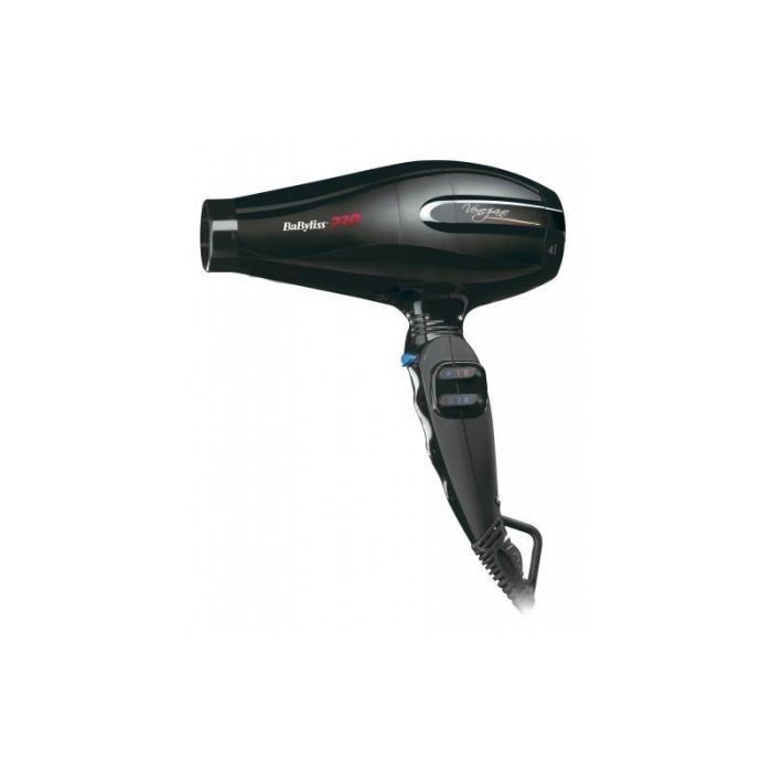 Babyliss Secador de Pelo Iónico Veneziano 2200W, Motor AC, Ligero 540g, Velocidad 128km/h para Cabello Difícil
