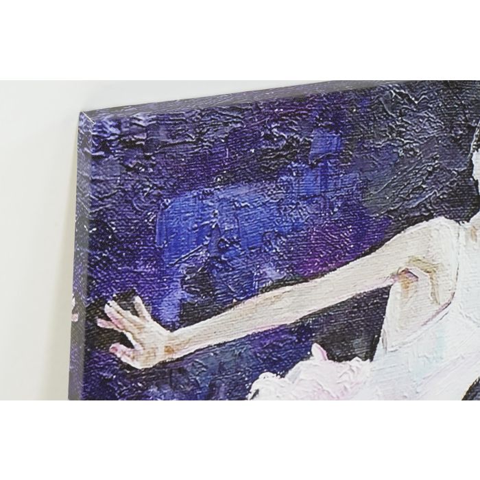 DKD Home Decor Cuadro Tradicional de Lienzo y Pino Bailarina Azul Negro 60 cm Alto x 40 cm Ancho x 1.8 cm Fondo (2 Unidades) 1 DKD Home Decor Cuadro Tradicional de Lienzo y Pino Bailarina Azul Negro 60 cm Alto x 40 cm Ancho x 1.8 cm Fondo (2 Unidades) 1