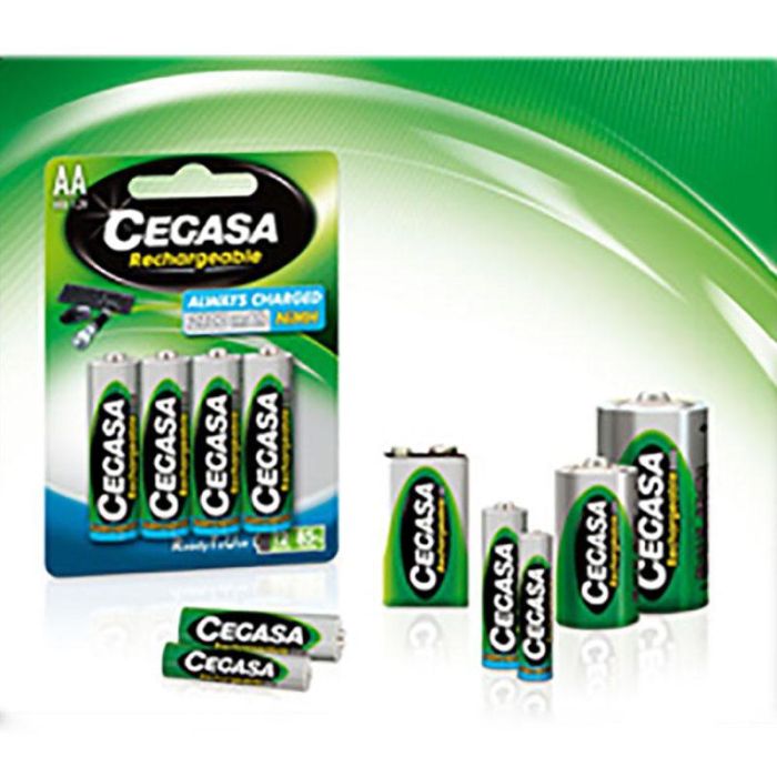 Pila Recargable Hr6 2100Mah Ni-Mh (2Uns) Cegasa Pila Recargable Hr6 2100Mah Ni-Mh (2Uns) Cegasa