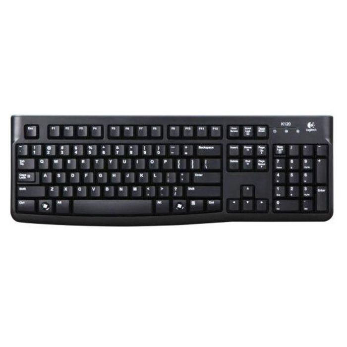 Teclado Logitech K 120 Negro Qwerty Español