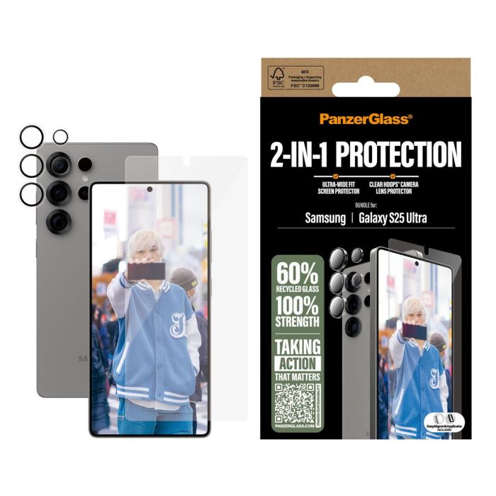 Protector de Pantalla para Móvil PanzerGlass Samsung S25 Ultra