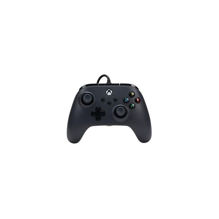 Power A 1519265-01 Mando con Cable para Xbox Series X/S, Xbox One y PC, Negro - Cable USB Extraíble 3m, Motores de Vibración