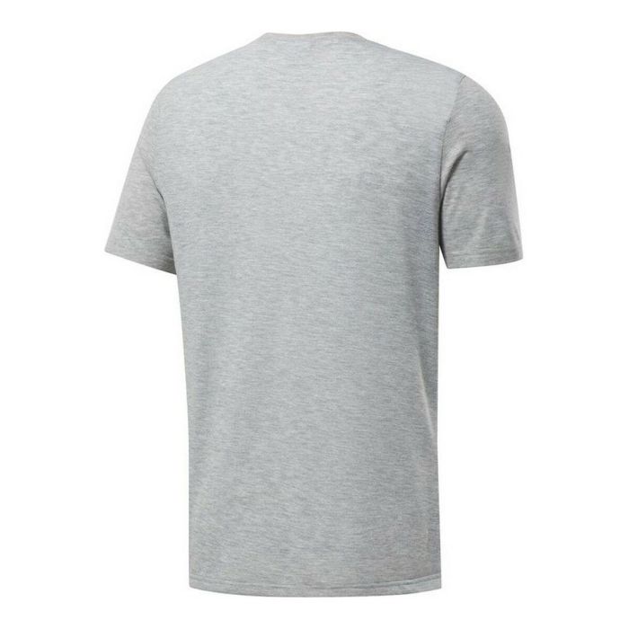 Camiseta de Manga Corta Hombre Reebok Workout Ready Supremium Gris 1 Camiseta de Manga Corta Hombre Reebok Workout Ready Supremium Gris 1