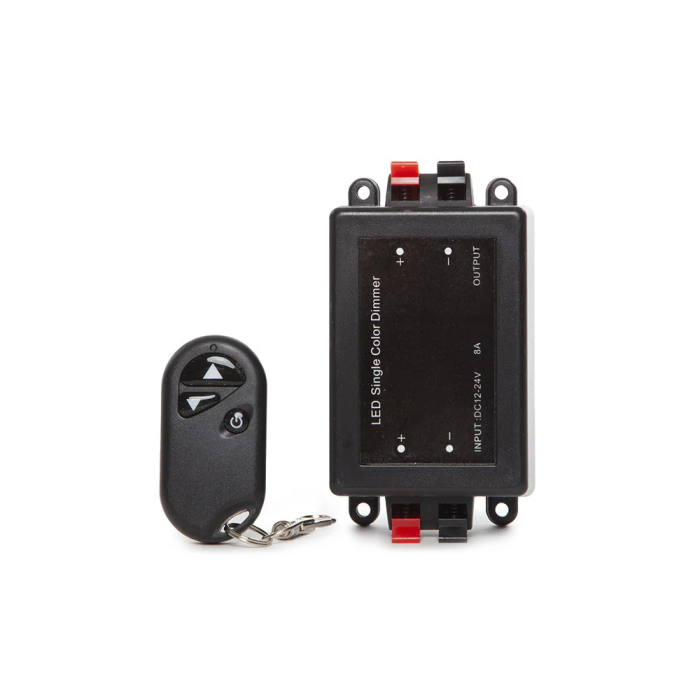 Dimmer Tira LED Mando a Distancia 12-24VDC 96W/192W Control Brillo Monocolor 0 Dimmer Tira LED Mando a Distancia 12-24VDC 96W/192W Control Brillo Monocolor 0