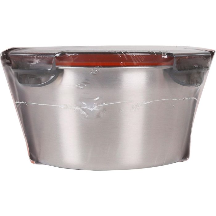 Quttin Fiambrera de Acero 0.6L para Microondas y Horno, 13.5 x 7 x 13.5 cm (12 Unidades) 6