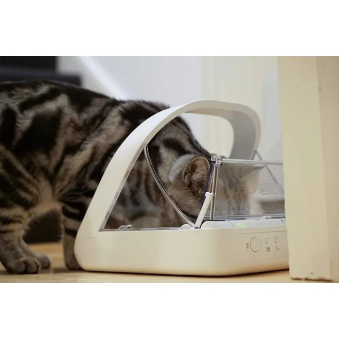 Sureflap Dispensador de Comida con Chips Electrónicos Blanco para Gatos y Perros - Para Comida Seca o Húmeda 4 Sureflap Dispensador de Comida con Chips Electrónicos Blanco para Gatos y Perros - Para Comida Seca o Húmeda 4
