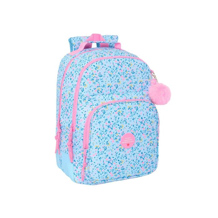 Mochila Safta Doble Con Cantoneras Adaptable A Carro Vicky Martin Berrocal Paraiso 440x310x180 mm Mochila Safta Doble Con Cantoneras Adaptable A Carro Vicky Martin Berrocal Paraiso 440x310x180 mm