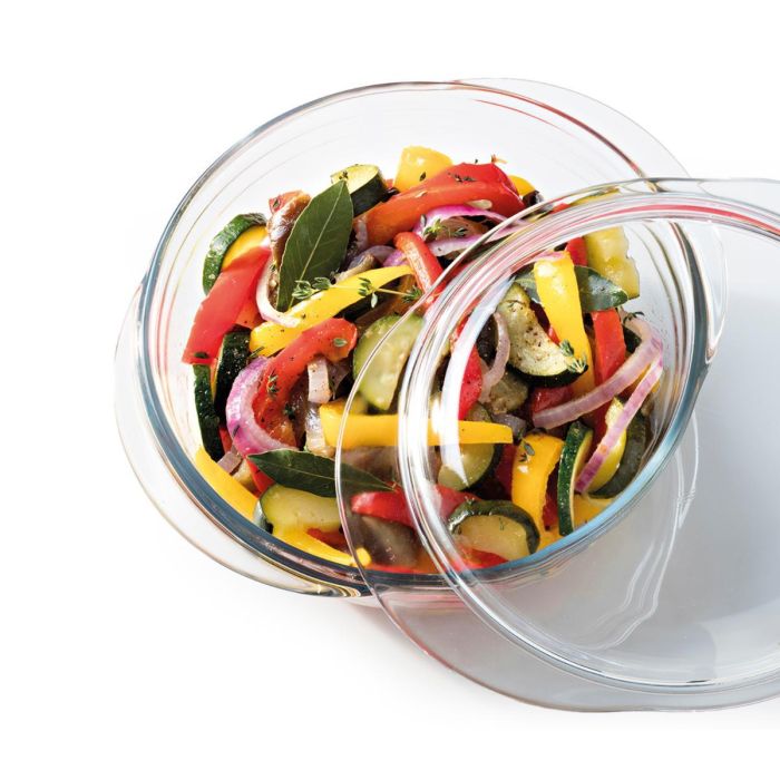 Cacerola Redonda Tapa Boro Ocuisine Vidrio Ô Cuisine 21,5x18x8,5 cm - 1+0,3 L 4