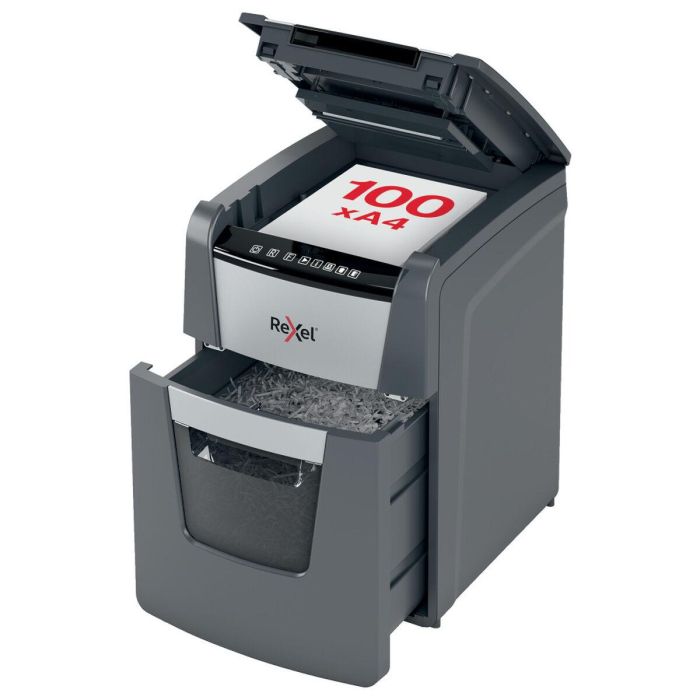 Trituradora de Papel Micro Corte Rexel Optimum Auto+ 100M Micro corte P-5 (2 x 15 mm)