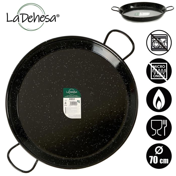 Paellera Esmaltada 70 Cm 30 Raciones La Dehesa (2 Unidades) 3 Paellera Esmaltada 70 Cm 30 Raciones La Dehesa (2 Unidades) 3