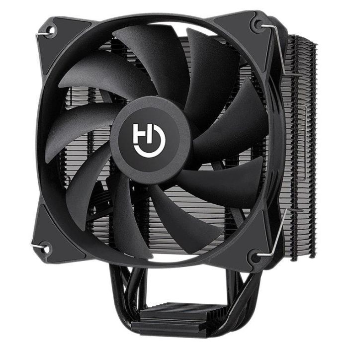 Hiditec C12 PWM Enfriador de Procesador de Alto Rendimiento 120mm Negro, 4 Heatpipes de Cobre, Compatible Intel AMD Hiditec C12 PWM Enfriador de Procesador de Alto Rendimiento 120mm Negro, 4 Heatpipes de Cobre, Compatible Intel AMD