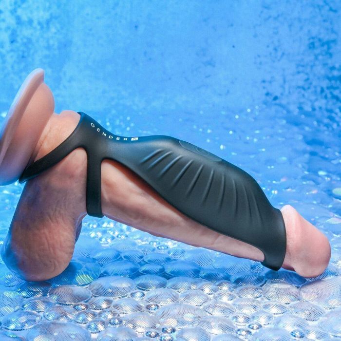 Funda para pene Gender X Negro Ø 3,7 cm 11 Funda para pene Gender X Negro Ø 3,7 cm 11