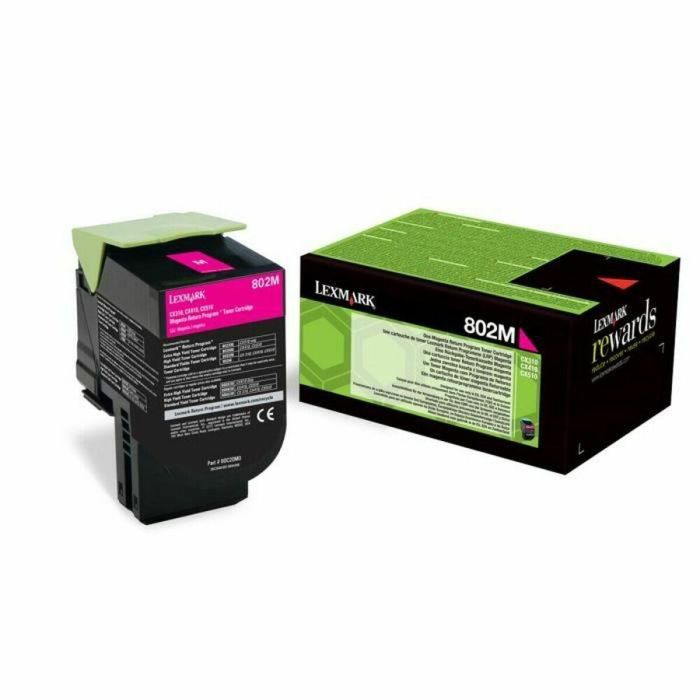 Lexmark Toner 802M - 80C20M0 - Magenta - 1,000 páginas