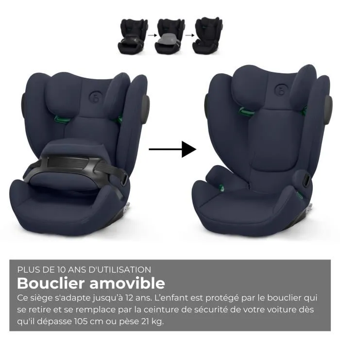 Cybex Silla de Coche Pallas B3 i-Size CBX4063846432059 Grupo 1/2/3 Reclinable Azul Marino 3 Cybex Silla de Coche Pallas B3 i-Size CBX4063846432059 Grupo 1/2/3 Reclinable Azul Marino 3