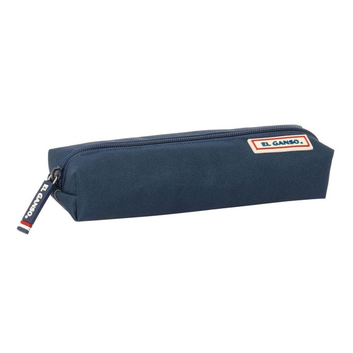 El Ganso Portatodo Escolar Rectangular con Goma Elástica para Sujetar a Cuaderno Modelo Eclipse 22x4x7 cm