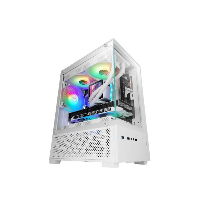 Caja Gaming Minitorre Mars Gaming MC-SE2/ Blanca 4