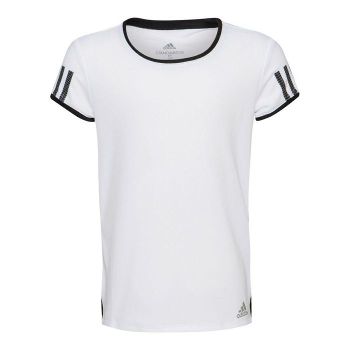 Camiseta de Manga Corta Infantil Adidas CLUB TEE DU2464 Blanco Poliéster 1 Camiseta de Manga Corta Infantil Adidas CLUB TEE DU2464 Blanco Poliéster 1