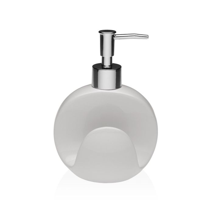 Dispensador Bombon con Estropajero Blanco Versa 10x17 cm - Cerámica y Plástico (2 Unidades) Dispensador Bombon con Estropajero Blanco Versa 10x17 cm - Cerámica y Plástico (2 Unidades)
