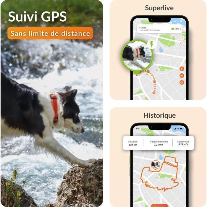 Weenect WEE3770000300796 Collar GPS para perros Dog XT Antena XL Resistente al agua compatible Julius-K9 Negro - Requiere suscripción 2 Weenect WEE3770000300796 Collar GPS para perros Dog XT Antena XL Resistente al agua compatible Julius-K9 Negro - Requiere suscripción 2