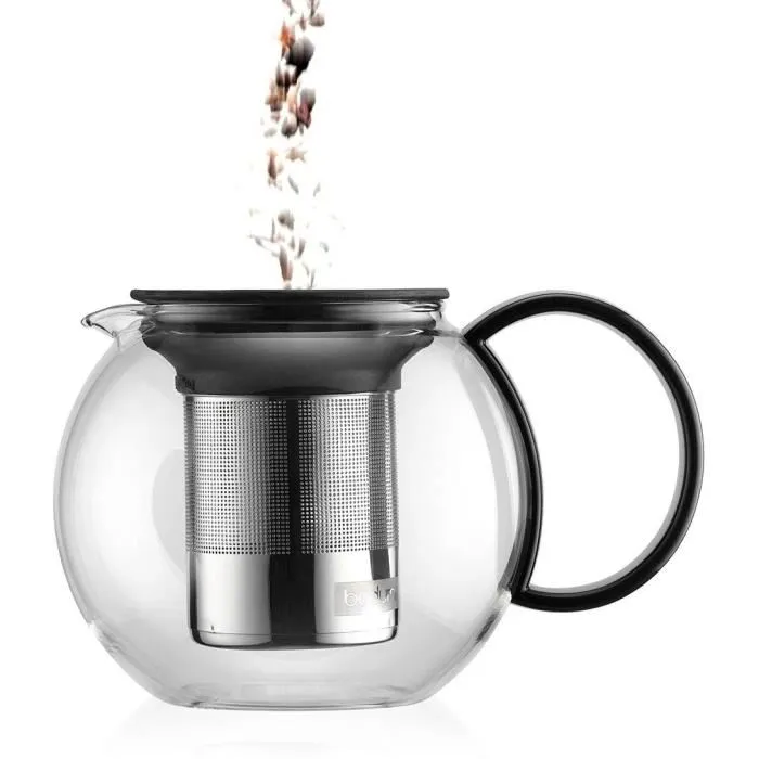 Bodum Assam Cafetera de Pistón con Tapa de Plástico y Filtro de Acero Inoxidable, 1.0 L 2