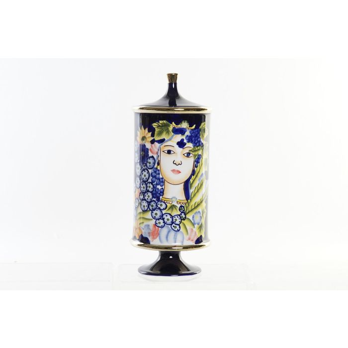 DKD Home Decor Jarrón Shabby Margot Multicolor Negro 15 x 38 x 15 cm DKD Home Decor Jarrón Shabby Margot Multicolor Negro 15 x 38 x 15 cm