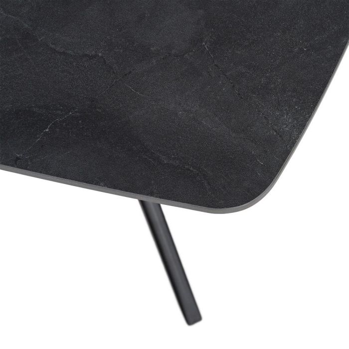 Mesa Centro Negro Piedra Sinterizada 120 X 60 X 42 cm