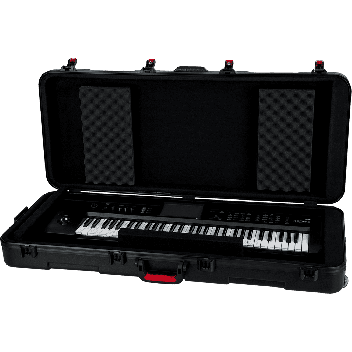 Gator Estuche Polietileno para Piano de 61 Teclas Negro con Ruedas