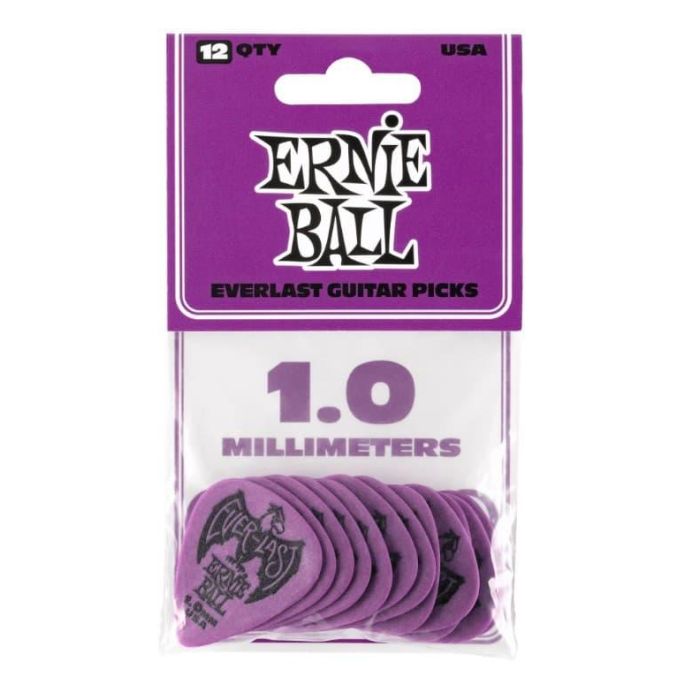 Bolsa De Púas Everlast Púrpura 1,00 Mm - 12 Unidades 1 Bolsa De Púas Everlast Púrpura 1,00 Mm - 12 Unidades 1