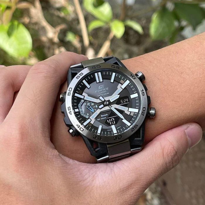 Casio ECB-2000DC-1AEF Reloj de Hombre, 51 mm, Color Negro 4 Casio ECB-2000DC-1AEF Reloj de Hombre, 51 mm, Color Negro 4