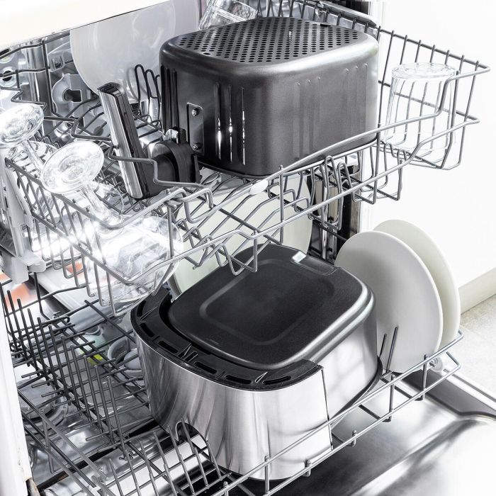 Freidora de Aire InnovaGoods Fryinn Pro 5500 Negro 1700 W 5,5 L Acero Inoxidable 8 Freidora de Aire InnovaGoods Fryinn Pro 5500 Negro 1700 W 5,5 L Acero Inoxidable 8
